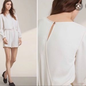 Grey Wilfred Grignard Romper from Aritzia w/ tags